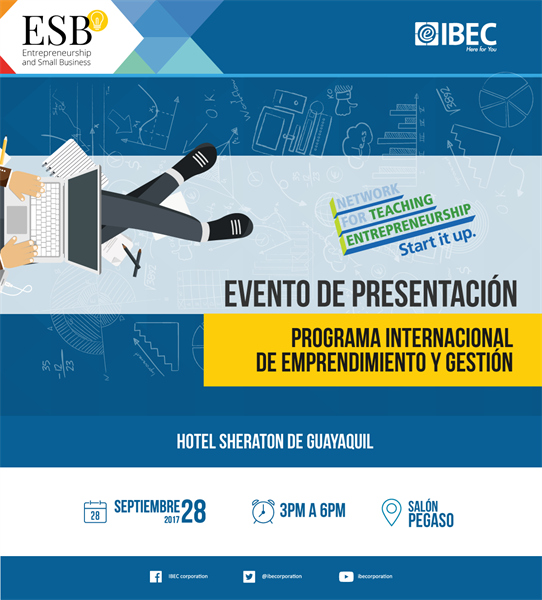 Evento de presentación: Programa Internacional - Entrepreneurship and small business (ESB)