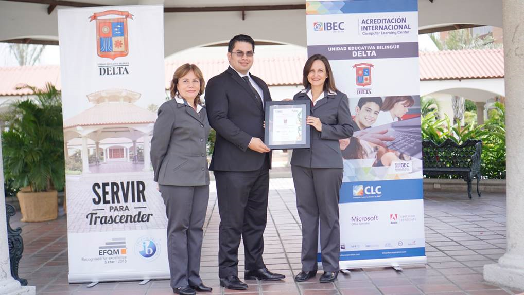 Colegio Delta de Guayaquil – obtiene la Acreditación Internacional en Tics como  Computer Learning Center by IBEC