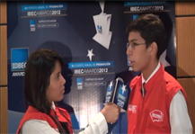 Entrevista a Kevin Vélez, uno de los mejores participantes del proyecto Jóvenes  Corresponsales 2012