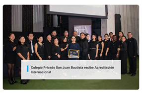 Colegio Privado San Juan Bautista recibe Acreditación Internacional