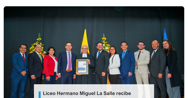Liceo Hermano Miguel La Salle recibe Acreditación Internacional