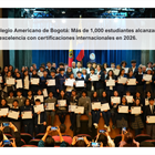 Colegio Americano de Bogotá: Más de 1,000 estudiantes alcanzan la excelencia con certificaciones internacionales en 2026.