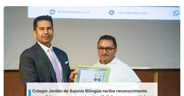 Colegio Jordán de Sajonia Bilingüe inicia alianza internacional con IBEC para fortalecer competencias financieras y empresariales