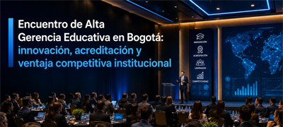 Encuentro de Alta Gerencia Educativa en Bogotá: innovación, acreditación y ventaja competitiva institucional